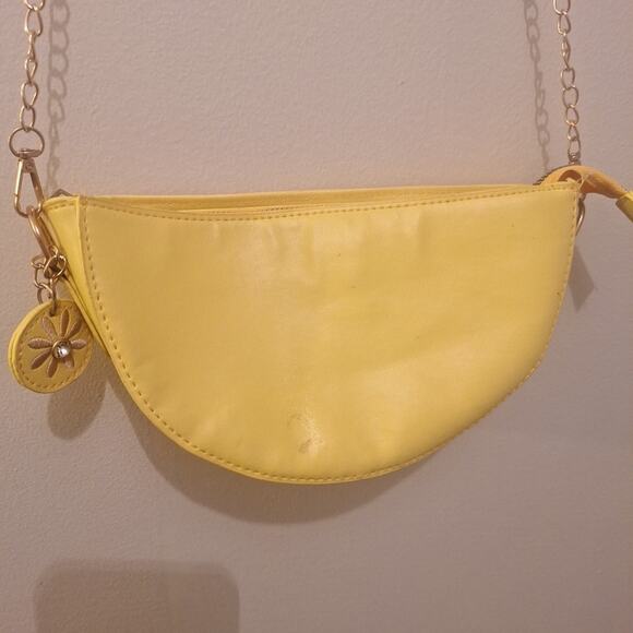 Lemon Slice Purse With Beads Clutch Crossbody Mad Style Very Cute - Picture 3 of 5